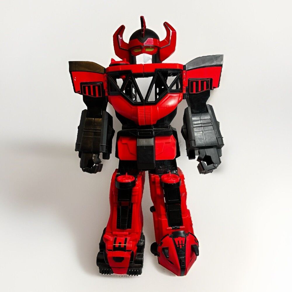 Fisher-Price Imaginext Power Rangers Red & Black Morphin Megazord Playset RARE
